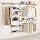 Rubbermaid 3H89 Configurations 4-to-8-Foot Deluxe Custom Closet Kit, Titanium