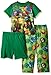 Teenage Mutant Ninja Turtles Boys City Smarts and Graffiti Art 3-Piece Pajama Set