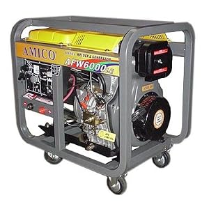 6000 Watt Diesel Generataor W  Welder by Amico