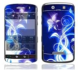 Electric Flower Design Decal Skin Sticker for the BlackBerry Storm 9530 9500 Cell Phone
