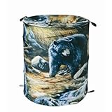 Black Bears Collapsible Laundry Hamper