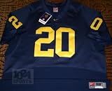 Nike AUTHENTIC #20 Mike Hart Michigan Wolverines Blue Home Jersey - Size 52