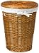 Pecan Willow Hamper With White Liner