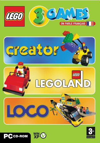Lego 3 Games : Creator - Legoland - Loco
