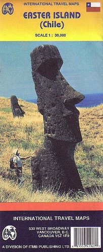 Easter Island Map by ITMB (Travel Reference Map) under South America in The Books Store