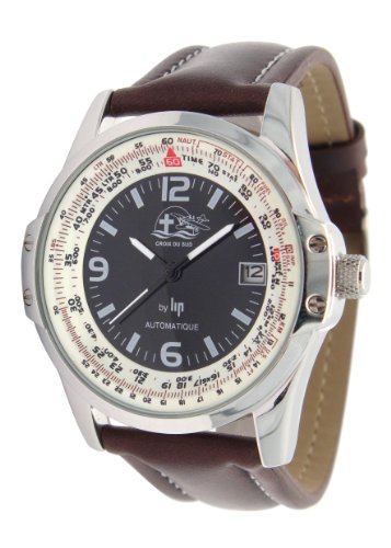Croix du Sud Herren-Armbanduhr XS 1849212 Analog Automatik Leder 1849212