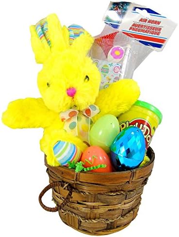 Brown Handmade Wooden Easter Basket Kit
