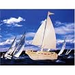 Sailboat Woodcraft Construction Kit