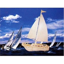 Sailboat Woodcraft Construction Kit