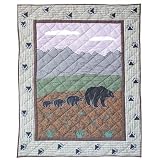 Bear Country Quilt Crib 36X 46 by Patch Quilts