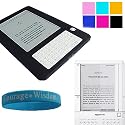 Silicone Skin Cover for Amazon Kindle 2 + Screen Protector Kit for Amazon Kindle 2