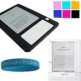 Silicone Skin Cover for Amazon Kindle 2 + Screen Protector Kit for Amazon Kindle 2