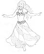 Suzanna's Swirl Skirt Pattern (Belly Dance)