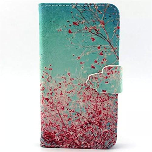 G357FZ Case Galaxy G357FZ Flip KickStand Case,MOUSE Monster Seabuckthorn Pattern Premium Pu Leather Magnet Slim Flip Folio Kickstand Case Cover for Samsung Galaxy Ace Style LTE SM-G357FZ