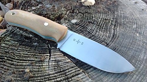 Handmade Custom Bushcraft Wilderness Knife 1095 High Carbon Steel 4" Blade Williams Built Blades