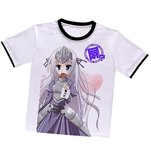 菊亭屋 これはゾンビですか？ ユークリウッド・ヘルサイズ（Eucliwood Hellscythe）半袖 Tシャツ コスプレ道具・アニメ 仮装 コスチューム T00241-S