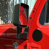 Rugged Ridge 11025.04 Black Mirror Relocation Bracket - Pair
