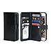 iPhone 7 Plus Folio Case, Gear Beast iPhone 7 Plus Dual Wallet Case Slim Protective PU Leather Flip Cover Folio, 7 CARD SLOTS Including ID WINDOW, 2 LARGE INNER POCKETS and Protective TPU Inner Case