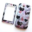 Sidekick 4G T839 (T-Mobile) Rubberized Snap On Protector Hard Case "Patterns of Love" Design