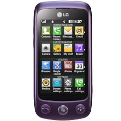LG GS500 Cookie Plus Smartphone (7.62 cm(3 Zoll) Touchscreen, 3.5mm Klinkenanschluss) imperial purple