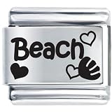 Beach Seashells Italian Charms Bracelet Link
