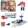 Transformers Universe 25th Anniversary Transforming Optimus Prime Action Figure with Trailer, DVD & sound Effects!