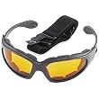 Bobster GXR Adult Convertible Sports Sunglasses - Black/Amber