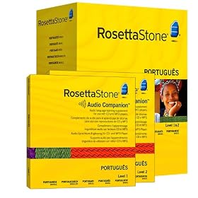 Rosetta Stone Version 3: Portuguese (Brazilian) Level 1 and 2 Set with Audio Companion (Mac/PC CD)