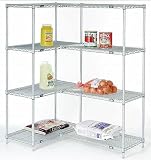 Nexel Blue Epoxy 4 Shelf Add On Shelving Unit 86in.Hx21in.Wx54in.L 51MKuUA9KTL. SL160 Nexel Blue Epoxy 4 Shelf Add On Shelving Unit 86in.Hx21in.Wx54in.L