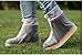 Reusable Waterproof Zipper Slip-resistant Women Men Boots Shoes Cover (L)