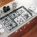 GE Profile : 36 inch Built-In Gas Cooktop STAINLESS STEEL
