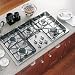 GE Profile : JGP975SEKSS 36 Built-In Gas Cooktop - Stainless Steel