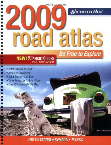 American Map 2009 Road Atlas Midsize: United States, Canada, Mexico (Road Atlas: United States, Canada, Mexico)