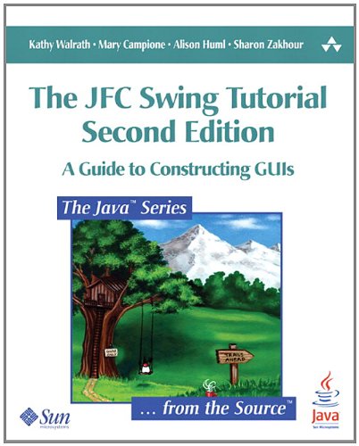 The JFC Swing Tutorial: A Guide to Constructing GUIs (2nd Edition), by Kathy Walrath, Mary Campione, Alison Huml, Sharon Biocca Zakhour