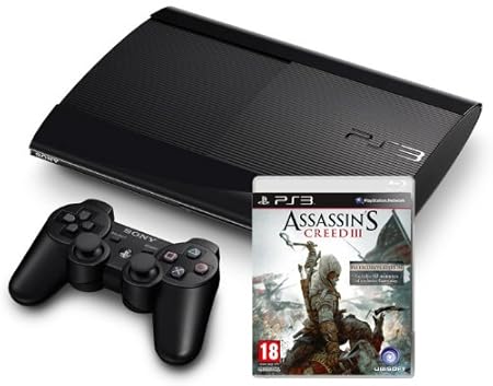PlayStation 3 - Console 500 GB [M Chassis] con Assassin's Creed III [Bundle]
