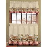 Fat Italian Chef Window Curtain Set - 24