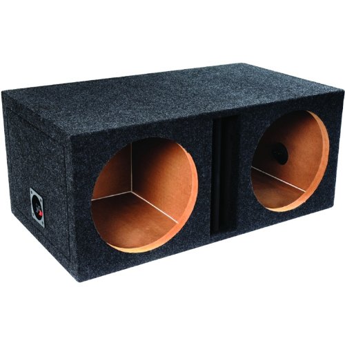 Atrend E12Dv B Box Series 12-Inch Dual Vented Enclosure with Divided Chambers