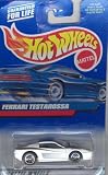Hot Wheels 2000-136 White FERRARI TESTAROSSA 1:64 Scale