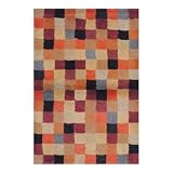 2' x 3' Indo Hand-knotted Beige Wool Rug