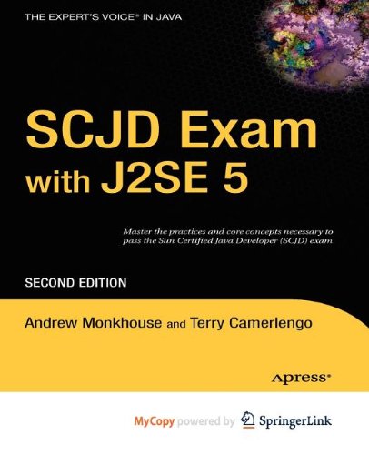 SCJD Exam with J2SE 5, by Andrew Monkhouse, Terry Camerlengo