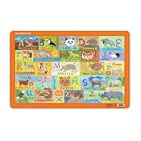 Crocodile Creek Placemat, Wild World ABC by Crocodile Creek