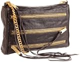 51ML7gnpGoL. SL160  Rebecca Minkoff 5 Zip H082B01P Clutch,Charcoal,One Size