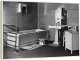 ART DECO BATHROOM SUITE - 16 Inch Canvas Print (40 cm) by Mary Evans