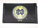 NOTRE DAME FIGHTIN' IRISH Team Logo Tri-Fold NYLON WALLET