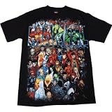  : MARVEL COMICS CIVIAL WAR HEROES GROUP SHOT T-SHIRT