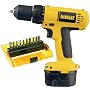 Dewalt 12 Volt Cordless Drill Driver with Free Dewalt Bit Set