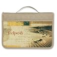 Footprints Canvas Book & Bible Cover