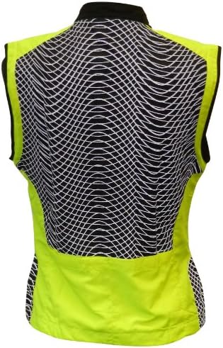 Reflective Tech Vest-Black/Lime Yellow S
