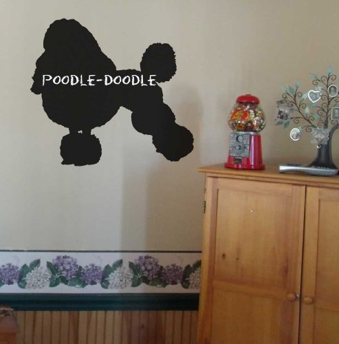 Poodle Instant Chalkboard Message Board -20336
