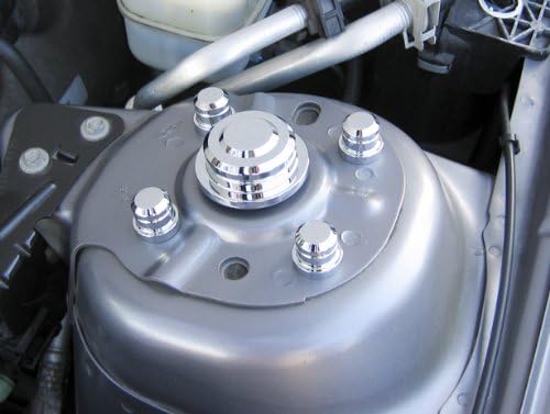 Ford Mustang Chrome Billet 10pc Strut Tower Cap Set 2005, 2006, 2007, 2008, 2009